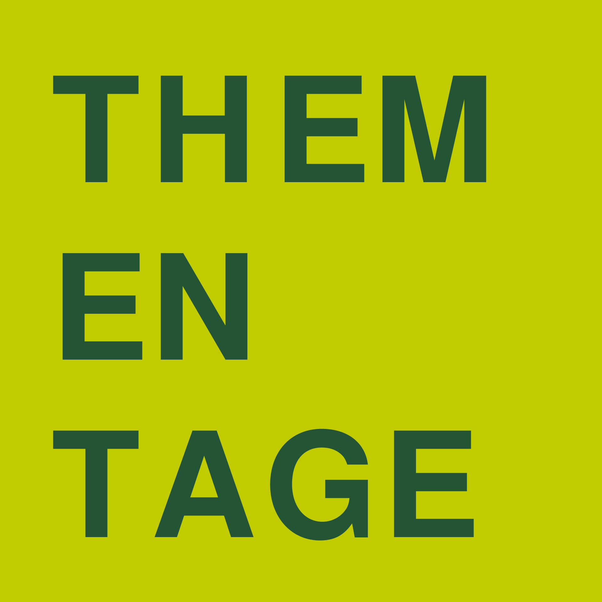 Die Thementage 2025